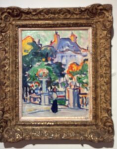 Colourful painting in the Fauvist style by SJ Peploe